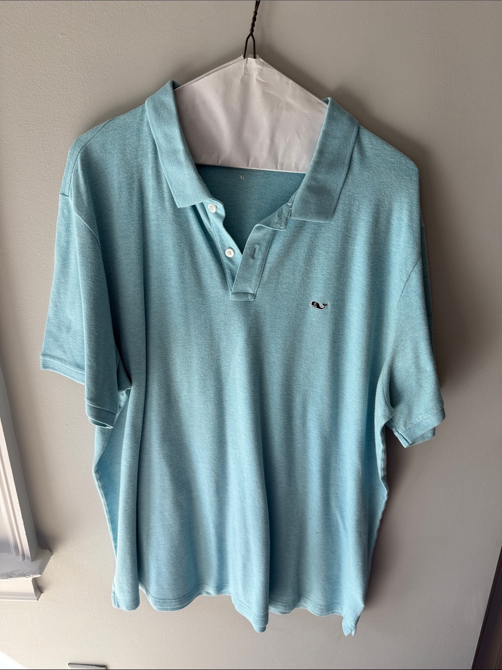 Vineyard Vines Men's Aqua Polo Shirt